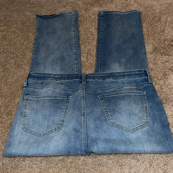 NYDJ Sheri Slim Jeans  12 LiftxTuck Stretch Mid Rise Ankle Denim (33x27) - BB - Picture 3 of 5